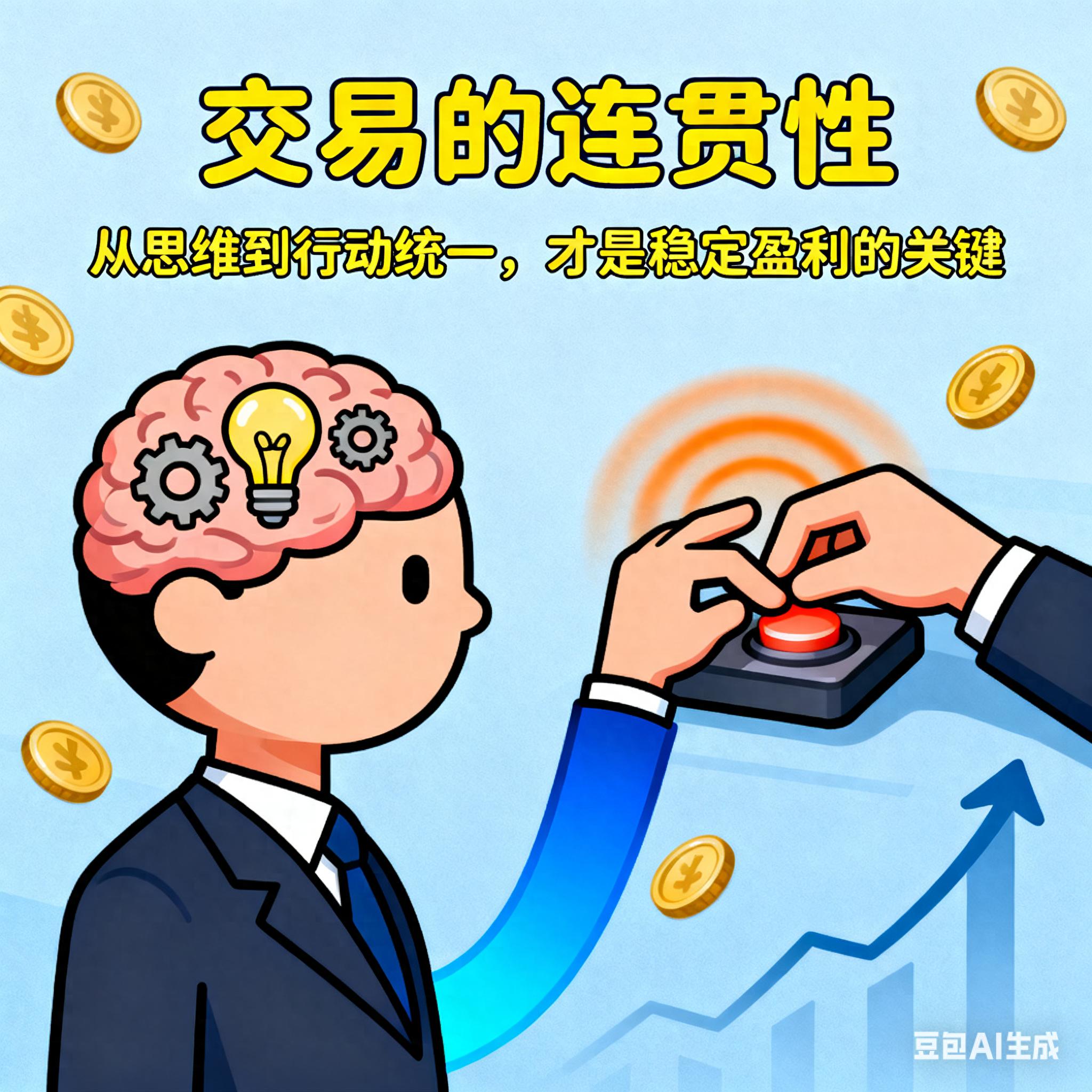 交易连贯性：如何实现思维与行动统一？打通稳定盈利最后一道坎