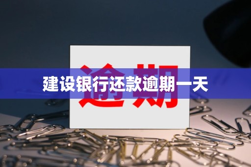 建设银行还款逾期一天