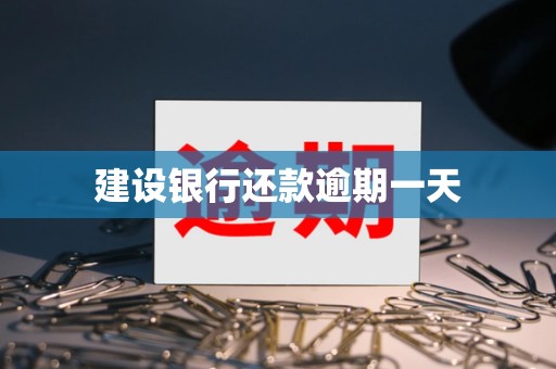 建设银行还款逾期一天