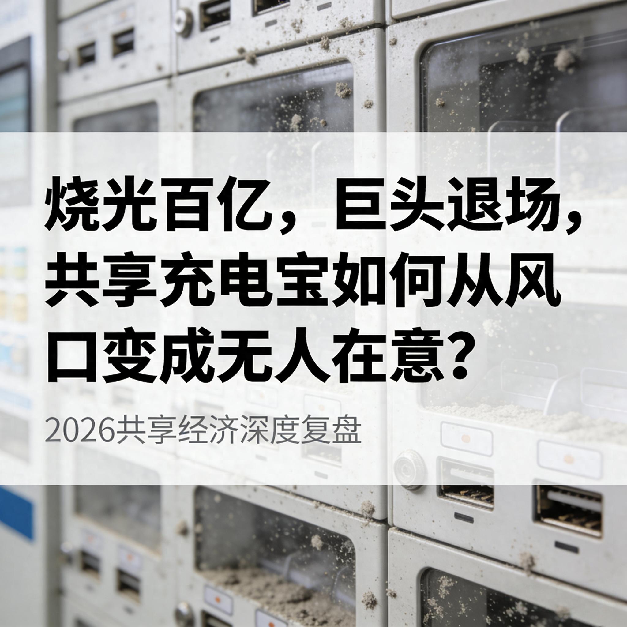 共享充电宝曾疯狂烧钱如今口碑崩盘，到底经历了啥？